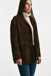 Blazer in suede marrone donna Myskin - 3