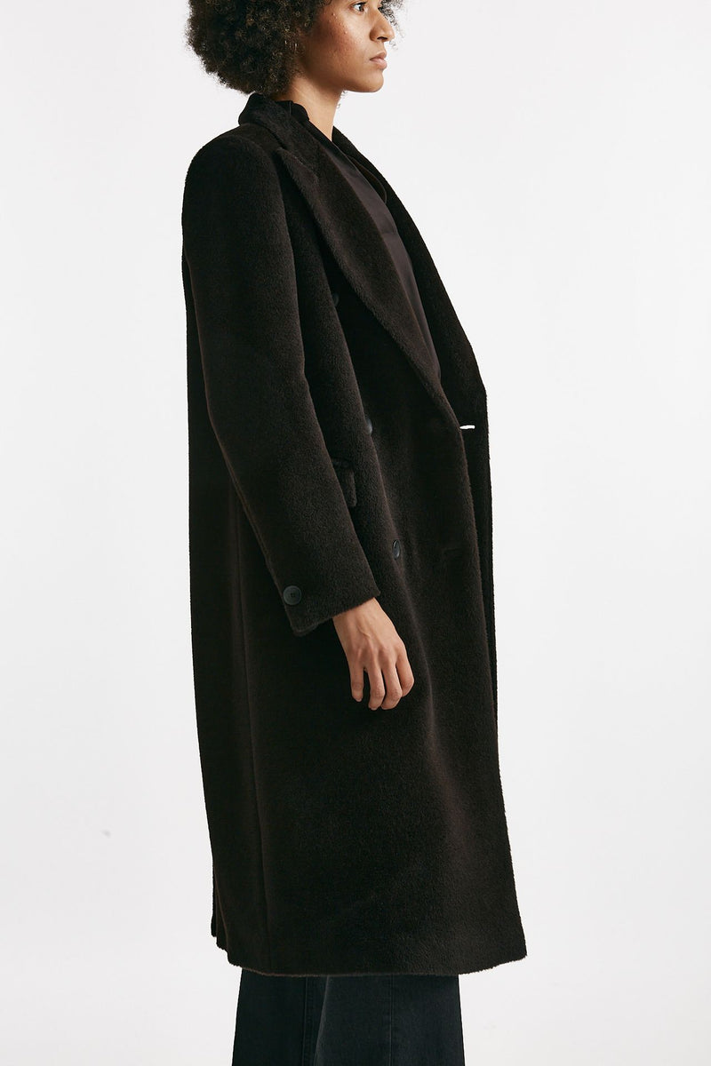 Cappotto lungo JOLE in alpaca e lana donna Tagliatore - 3