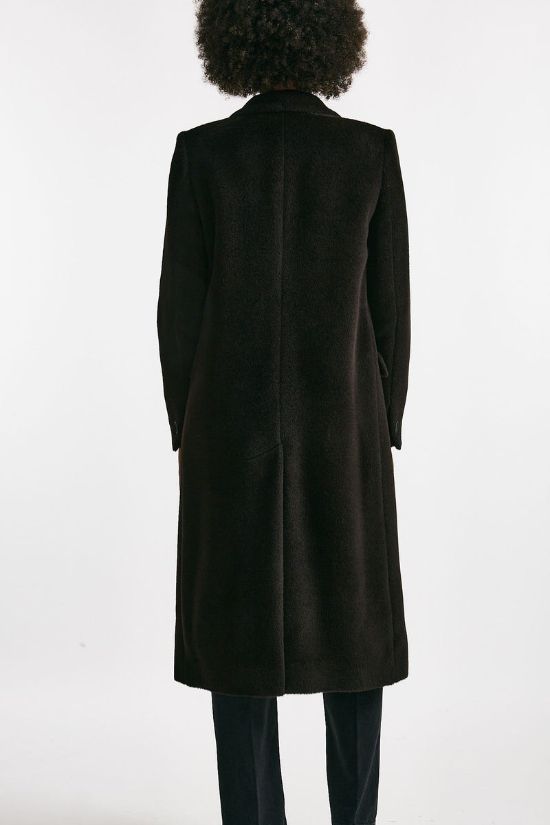 Cappotto lungo JOLE in alpaca e lana donna Tagliatore - 4