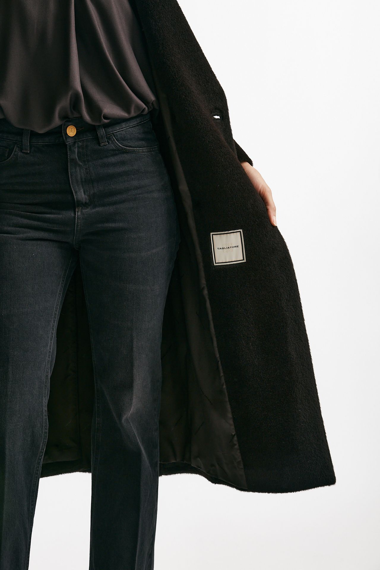 Cappotto lungo JOLE in alpaca e lana donna Tagliatore - 5