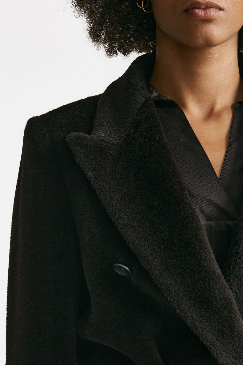 Cappotto lungo JOLE in alpaca e lana donna Tagliatore - 7