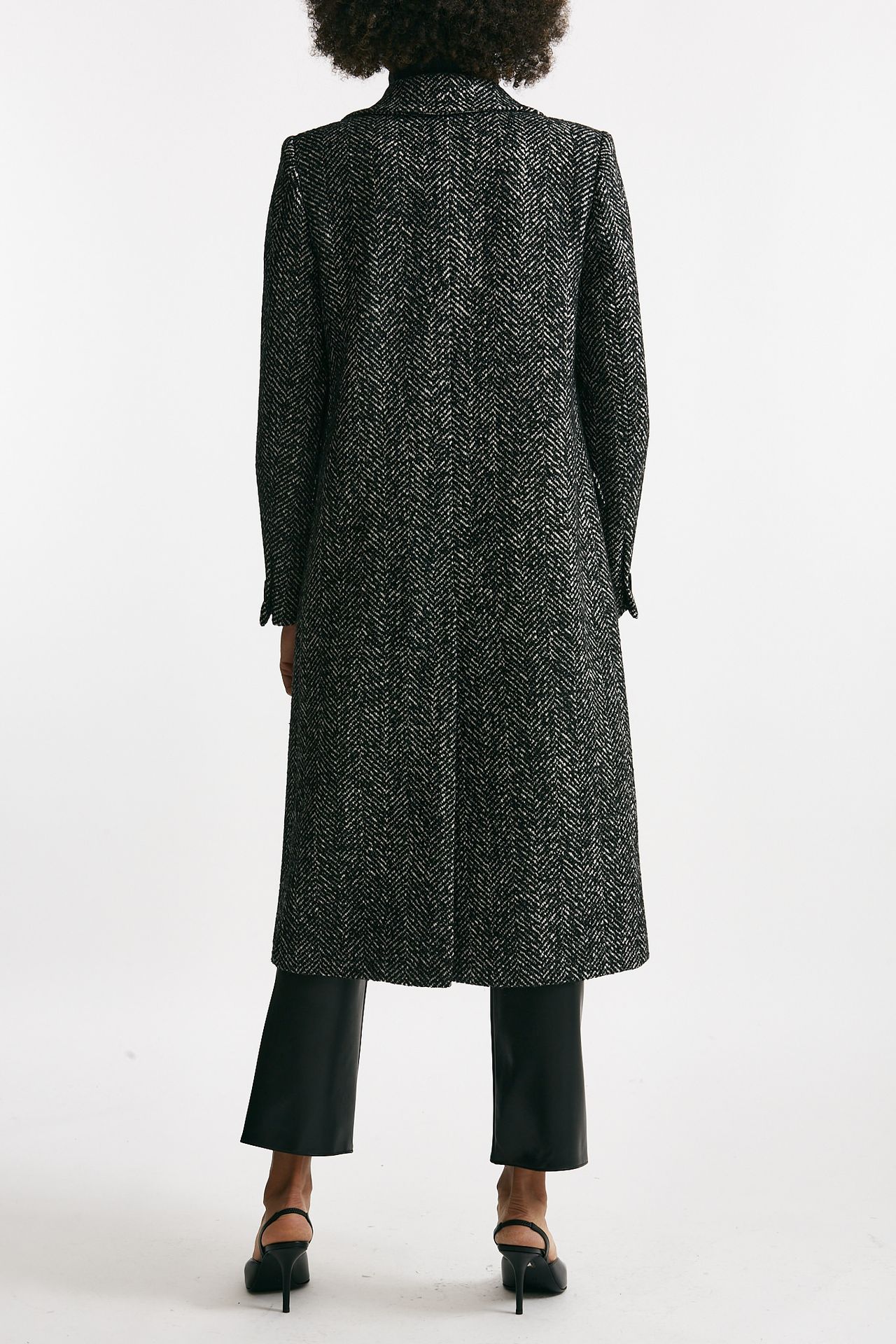 Cappotto monopetto AMANDA spigato donna Tagliatore - 3