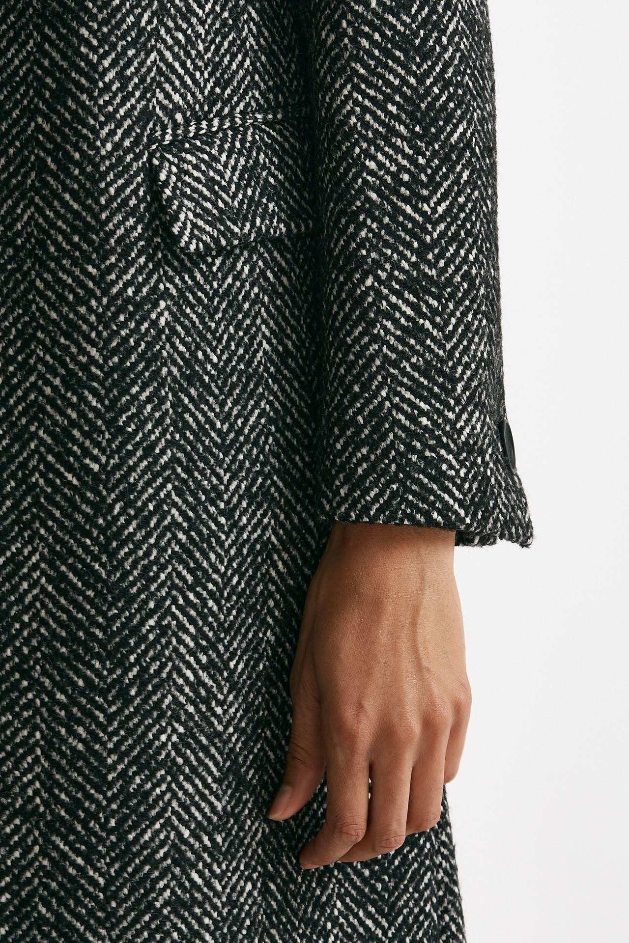 Cappotto monopetto AMANDA spigato donna Tagliatore - 7