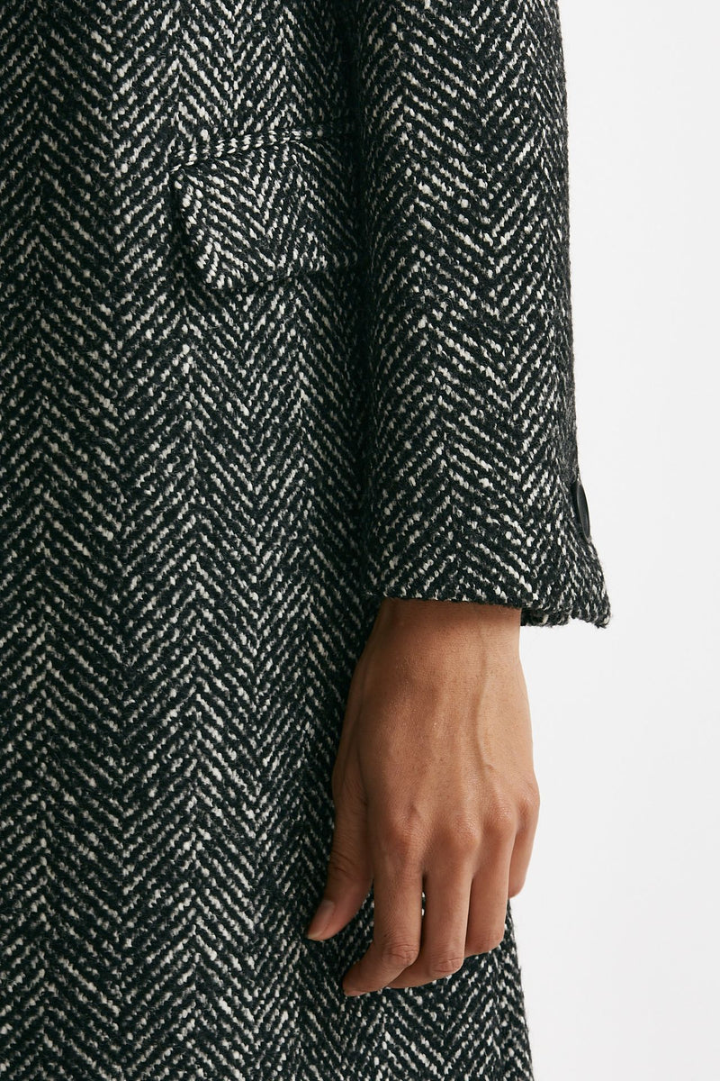 Cappotto monopetto AMANDA spigato donna Tagliatore - 7