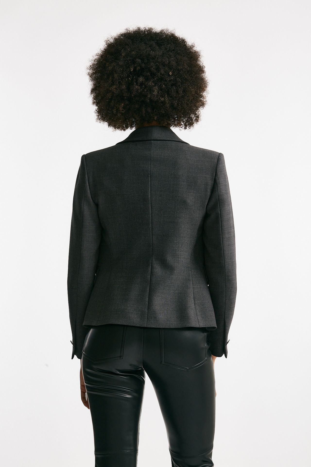 Giacca crop DARLA antracite donna Tagliatore - 4