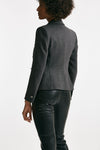 Giacca crop DARLA antracite donna Tagliatore - 5