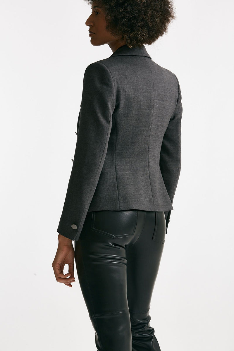 Giacca crop DARLA antracite donna Tagliatore - 5