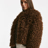 Eco fur crop PERLA ruggine donna Tagliatore - 7