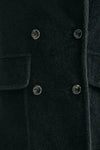 Cappotto over LILIAN in alpaca e lana nero donna Tagliatore - 9