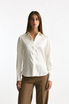 Camicia in pura seta bianco donna Tagliatore - 2