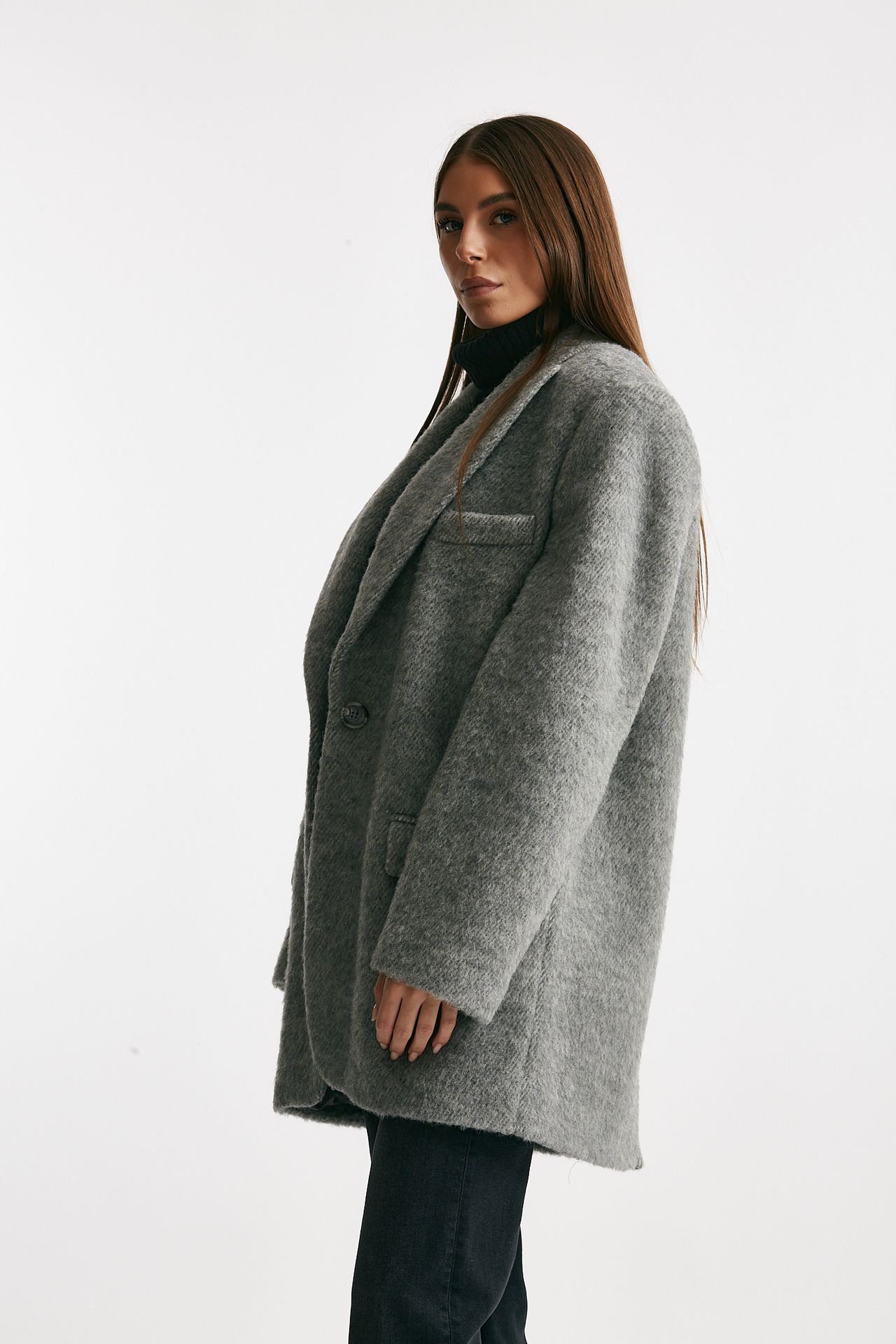 Blazer over grigio donna The andamane - 1