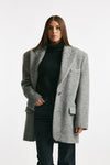 Blazer over grigio donna The andamane - 5