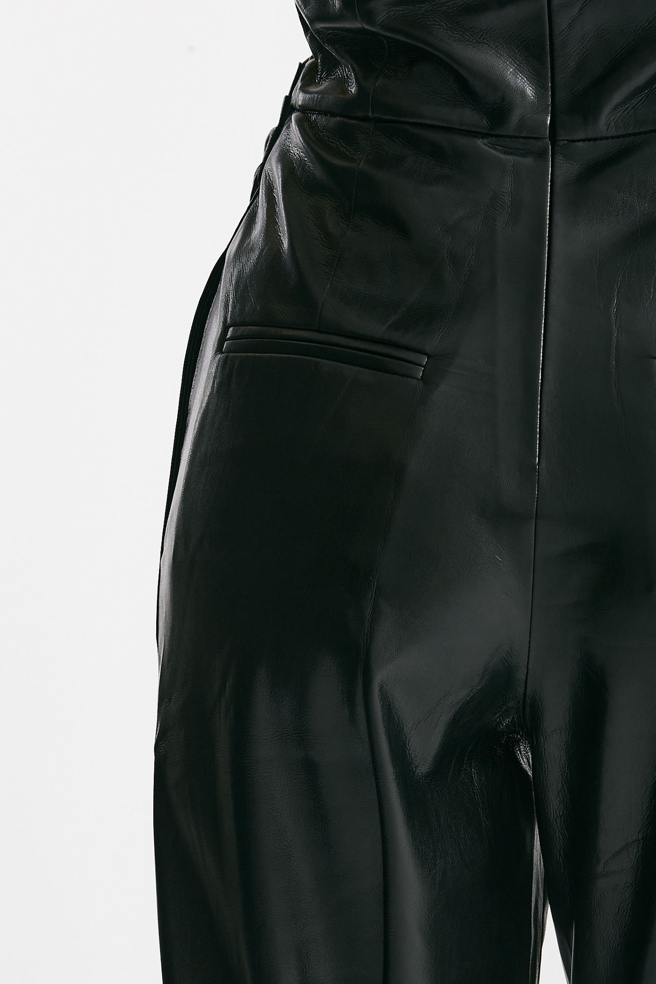 Tuta in ecopelle nero donna The andamane - 9