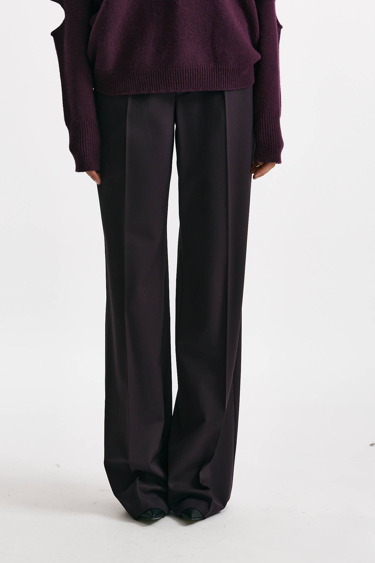 pantalone palazzo melanzana donna Federica tosi - 1