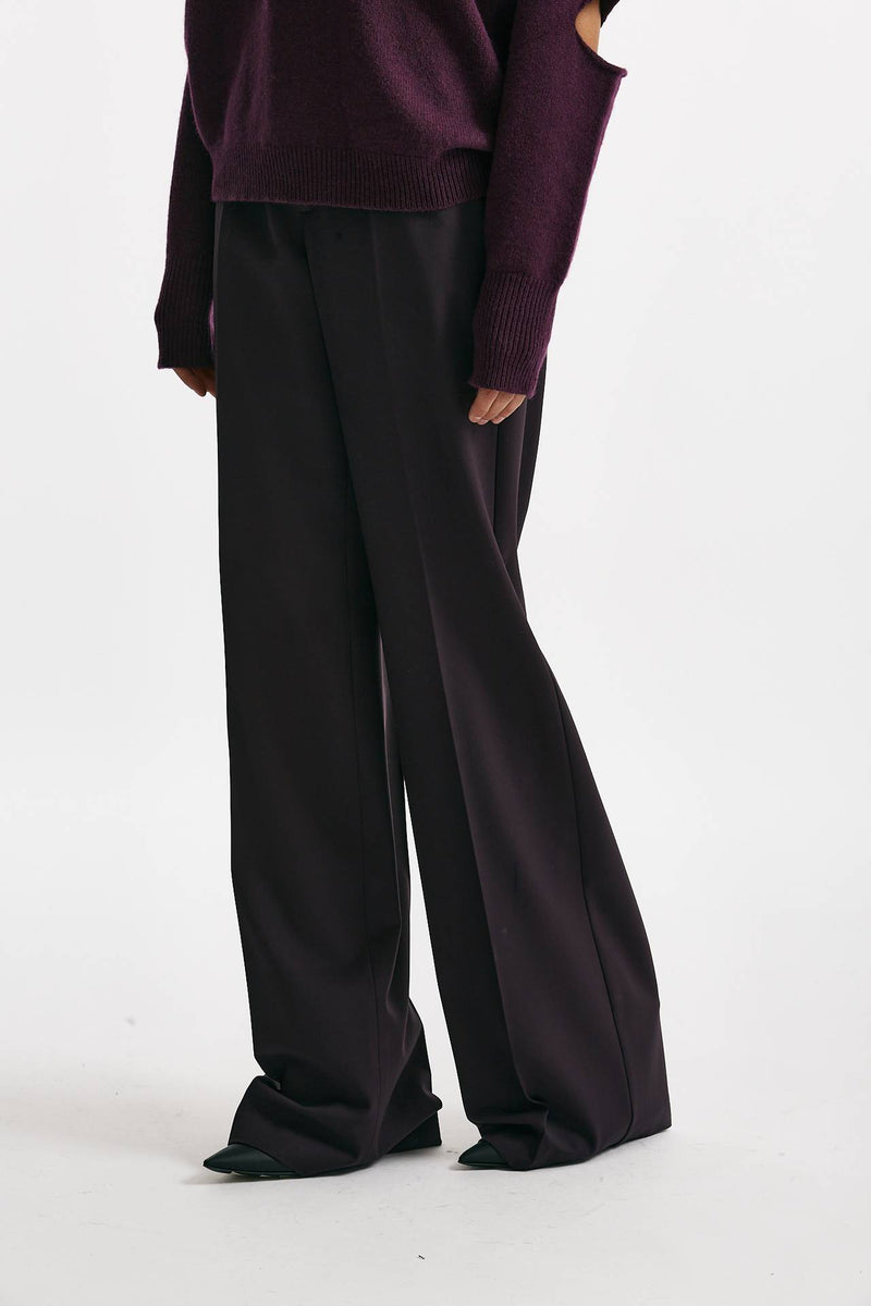 pantalone palazzo melanzana donna Federica tosi - 2