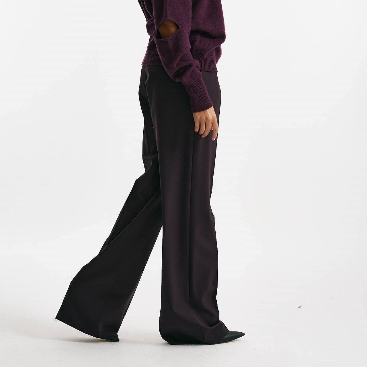 pantalone palazzo melanzana donna Federica tosi - 7