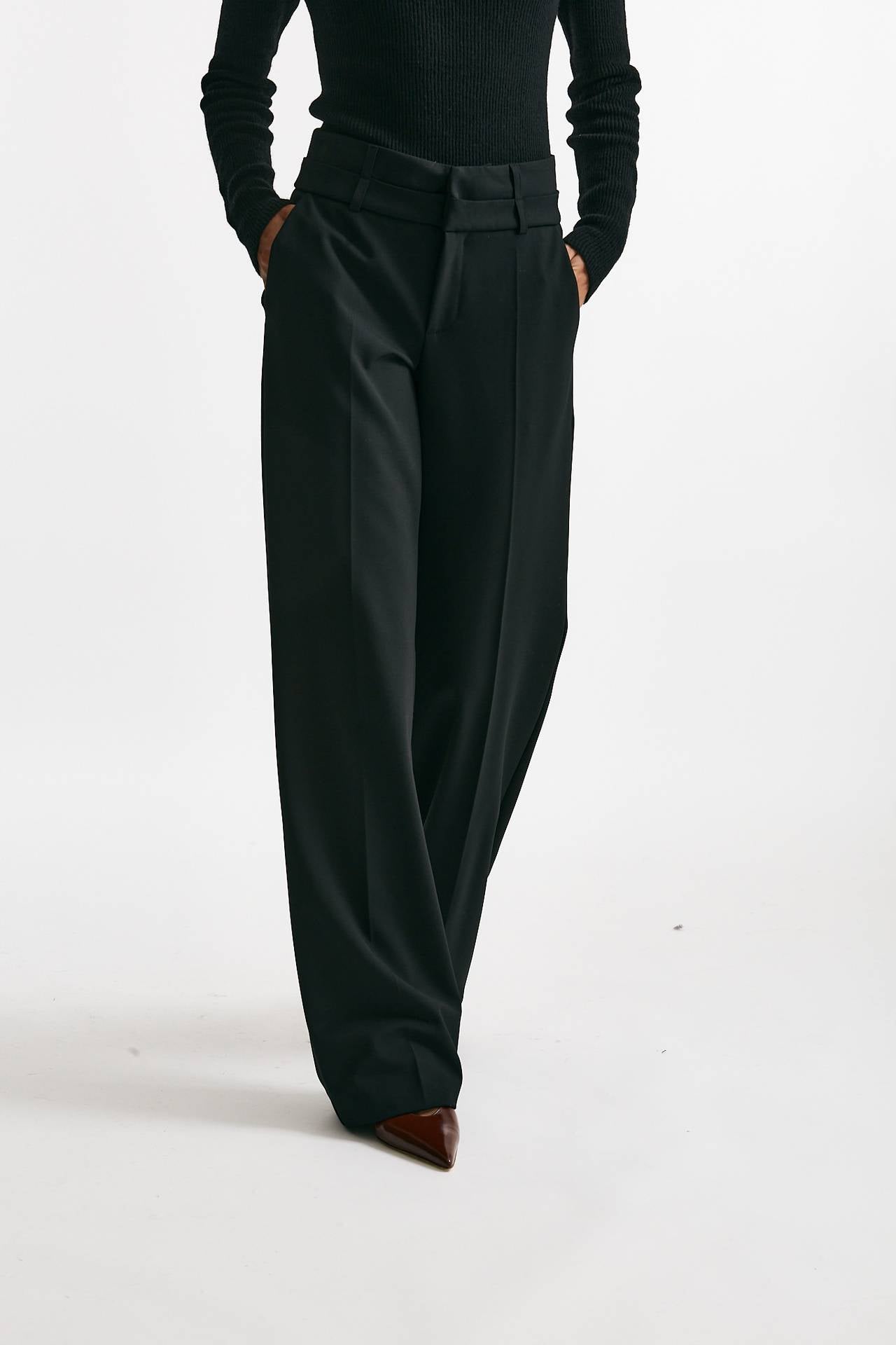 pantalone palazzo nero donna Federica tosi - 1