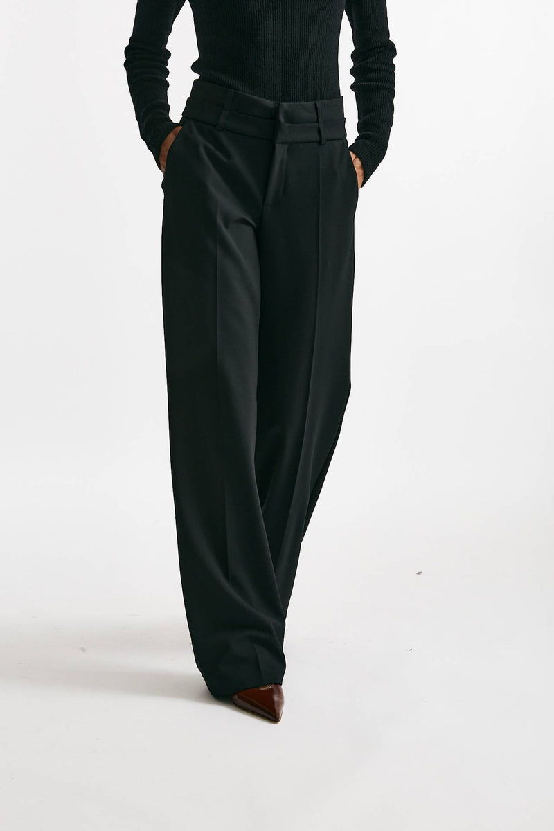 pantalone palazzo nero donna Federica tosi - 1