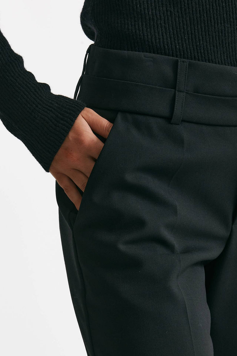 pantalone palazzo nero donna Federica tosi - 5