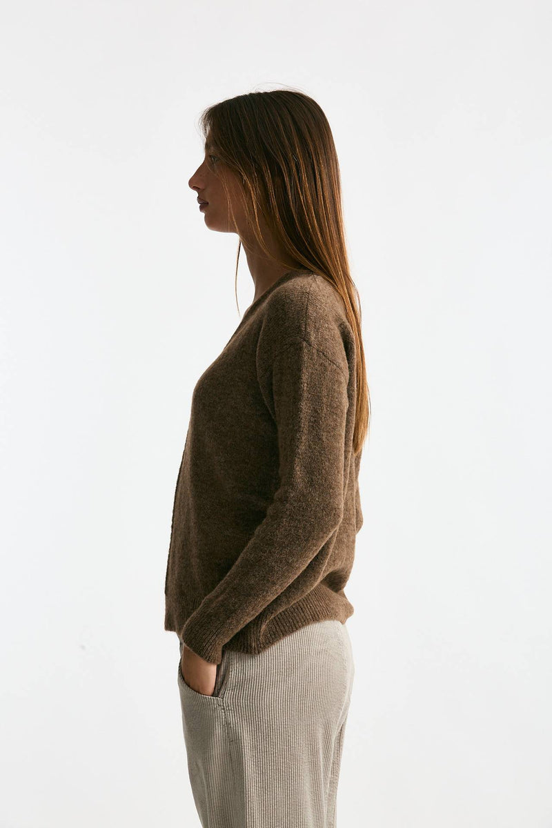 Maglia scollo a v bruciato donna Transit par such - 3