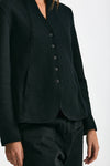 Giacca coreana in maglia nero donna Transit par such - 6