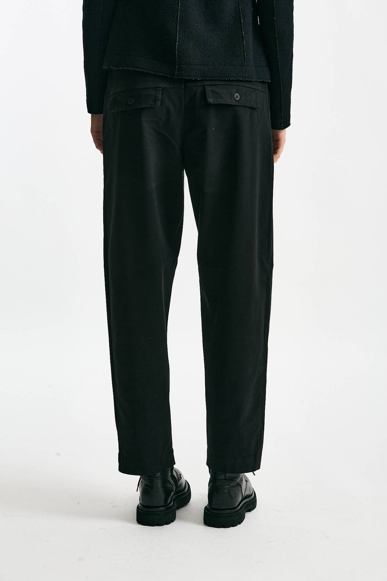 Pantalone loose nero donna Transit par such - 2