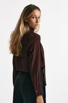 Camicia in misto seta ANGEL bordeaux donna Zanone - 1