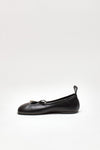 Ballerine ROSALIND in pelle nero donna Alohas - 4