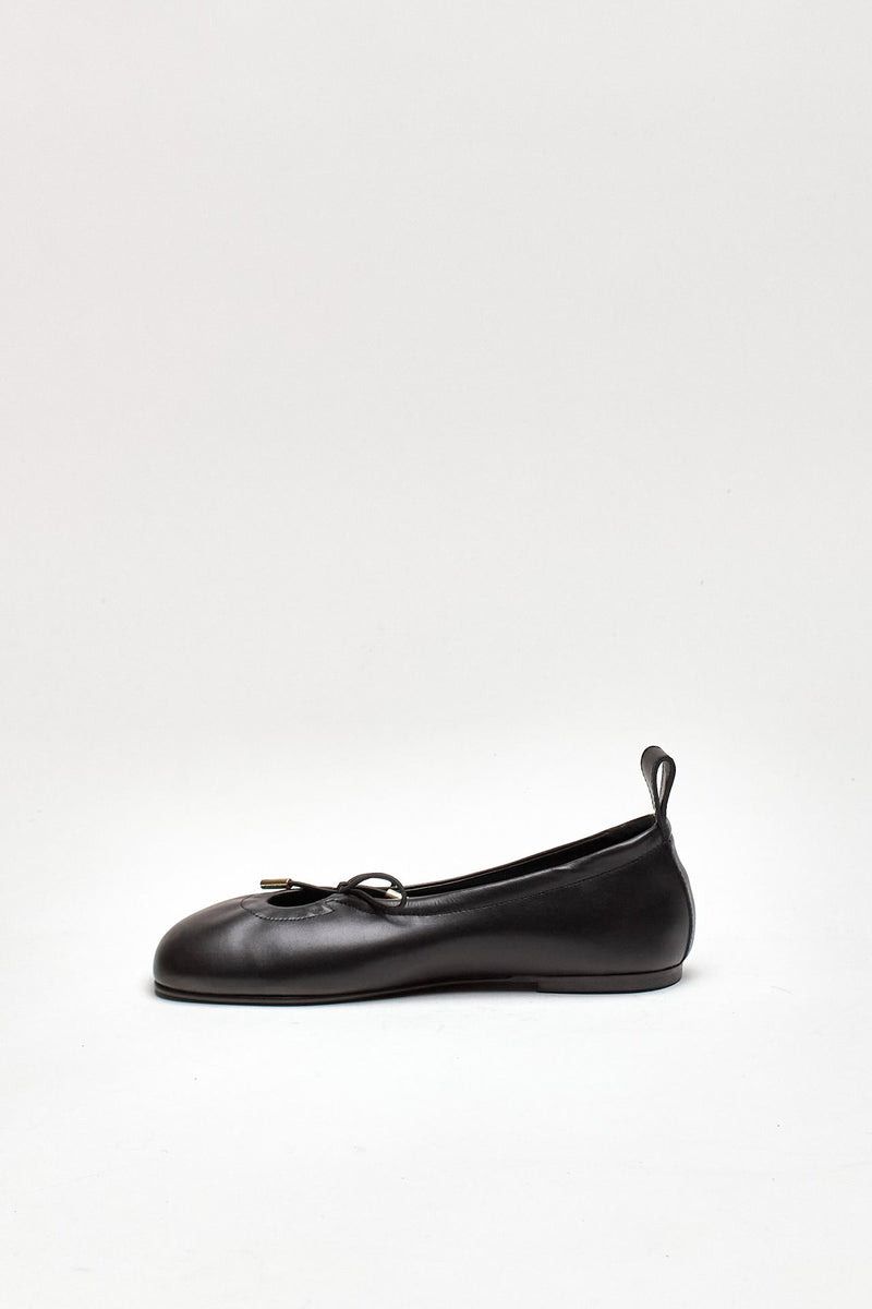 Ballerine ROSALIND in pelle nero donna Alohas - 4