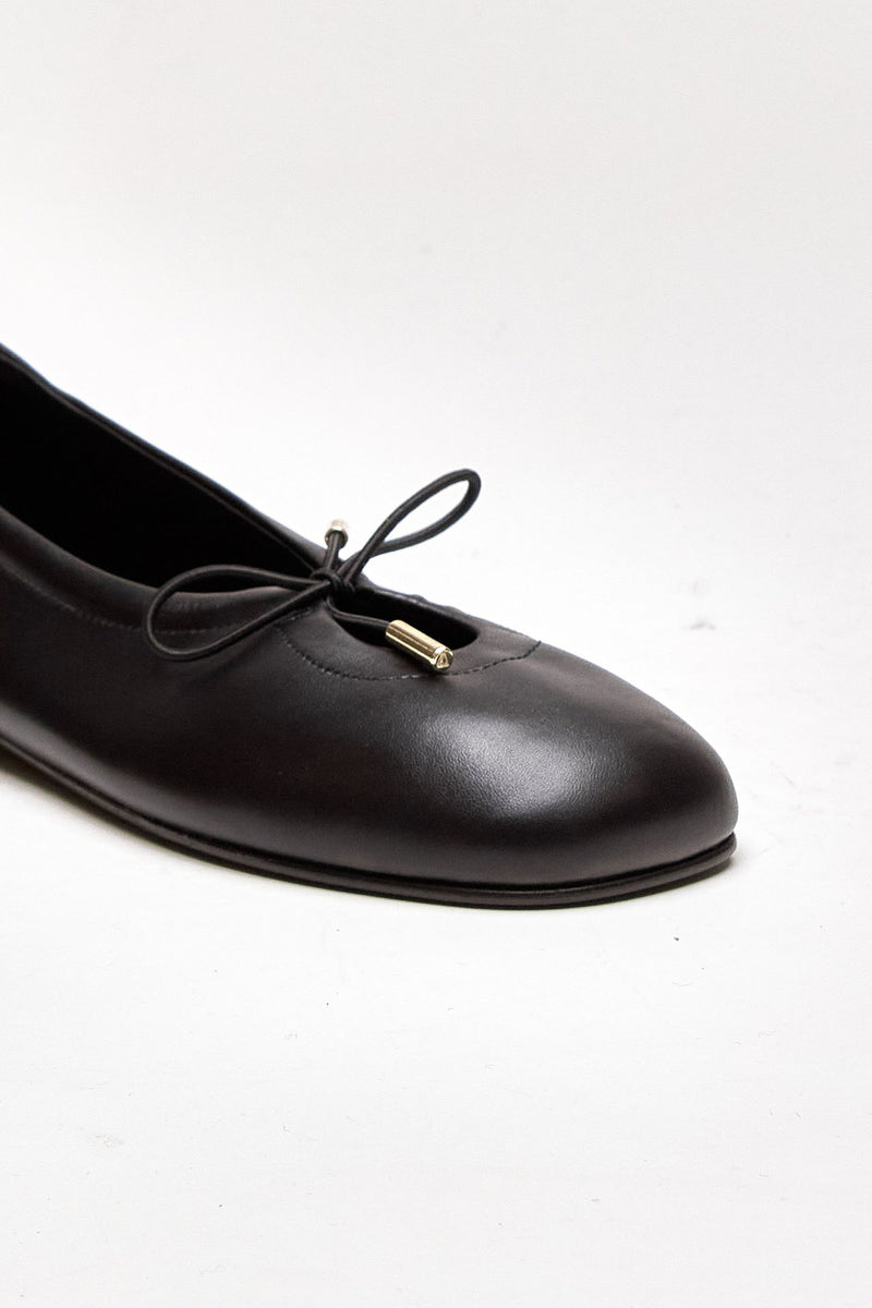 Ballerine ROSALIND in pelle nero donna Alohas - 5