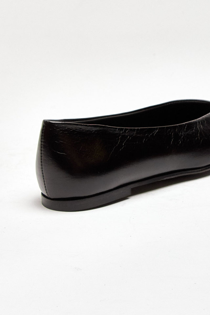 Ballerine KATIA in pelle nero donna Alohas - 7