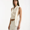 Top scollato bianco donna The andamane - 6