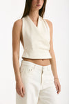Top scollato bianco donna The andamane - 5