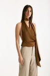 Top scollato bronzo donna The andamane - 1