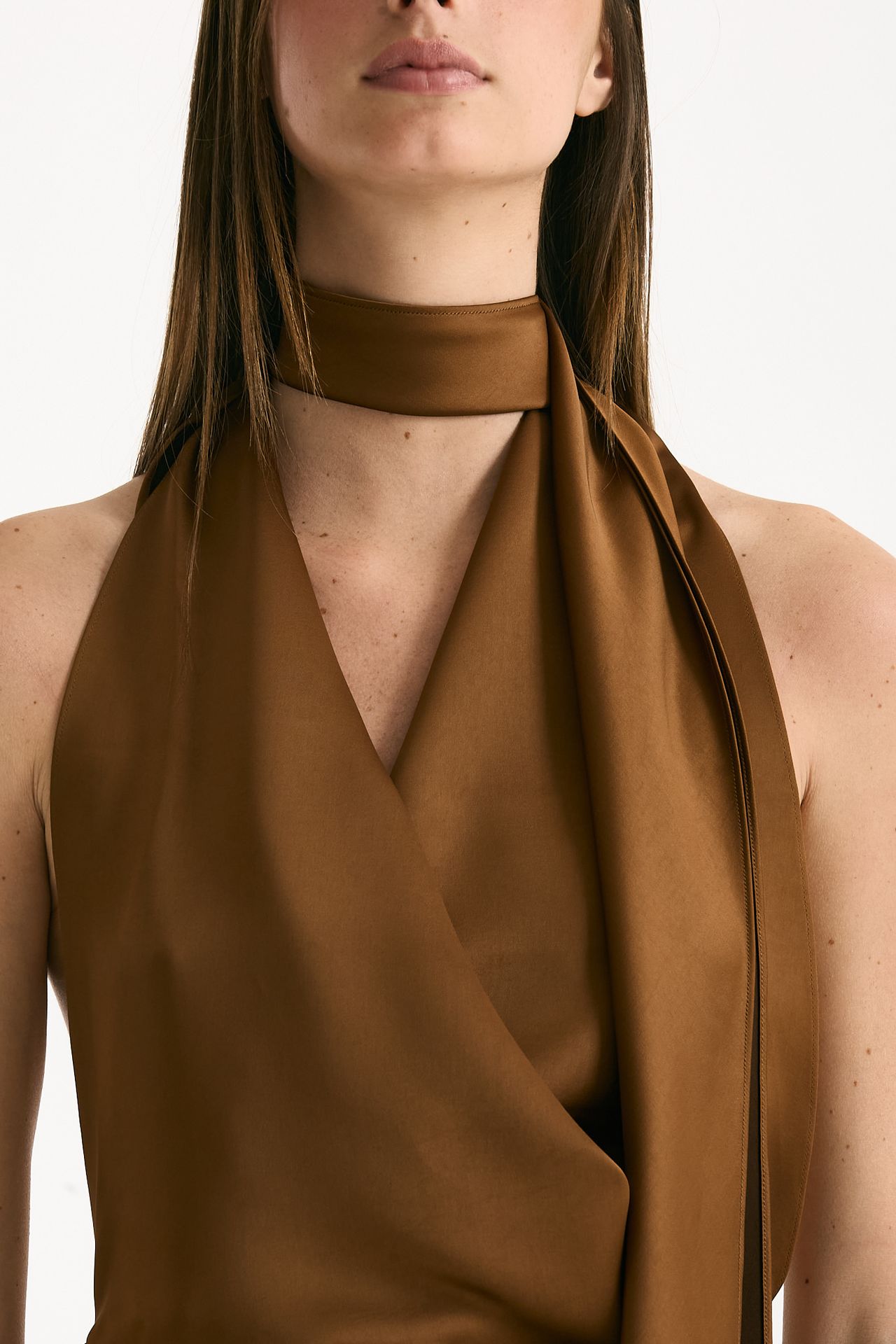 Top scollato bronzo donna The andamane - 5