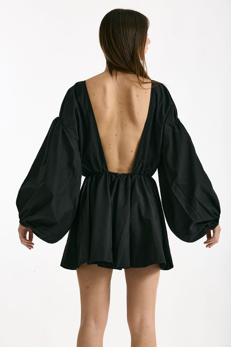 Jumpsuit corta nero donna The andamane - 4