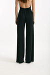 Pantalone palazzo fluido nero donna The andamane - 5