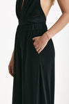 Pantalone palazzo fluido nero donna The andamane - 6
