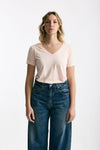 T-shirt basic ROMY rosa tenue donna Anonym apparel - 1