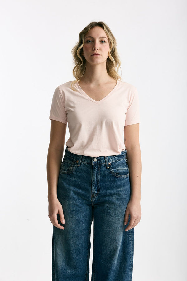 T-shirt basic ROMY rosa tenue donna Anonym apparel