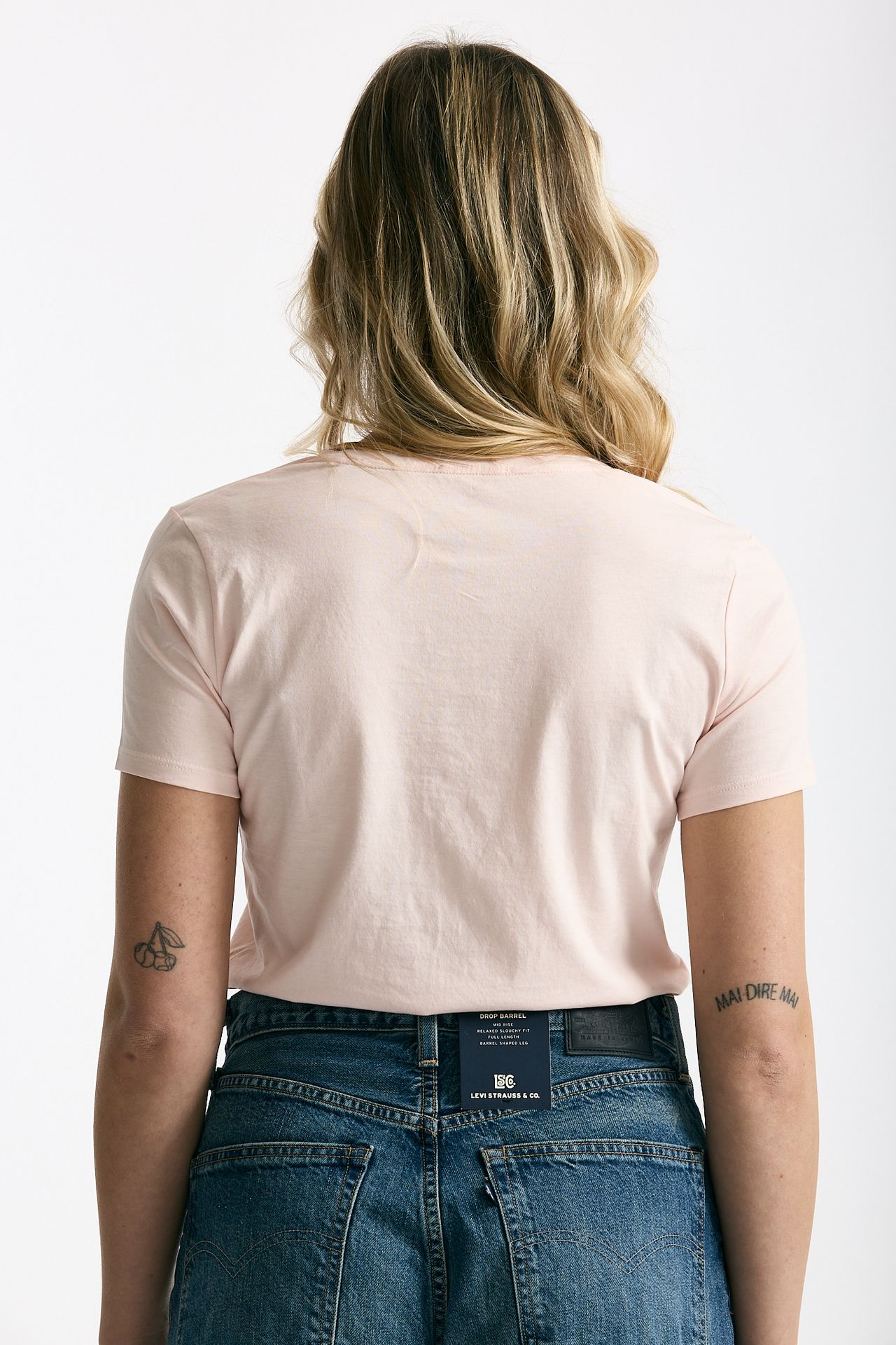 T-shirt basic ROMY rosa tenue donna Anonym apparel - 3