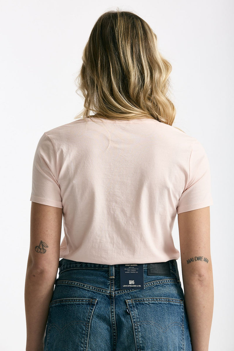 T-shirt basic ROMY rosa tenue donna Anonym apparel - 3