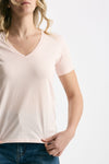 T-shirt basic ROMY rosa tenue donna Anonym apparel - 5