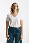 T-shirt basic ROMY bianco donna Anonym apparel - 2