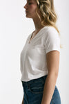 T-shirt basic ROMY bianco donna Anonym apparel - 1