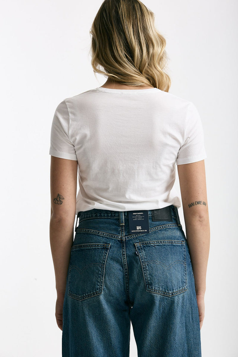 T-shirt basic ROMY bianco donna Anonym apparel - 4