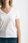 T-shirt basic ROMY bianco donna Anonym apparel - 5