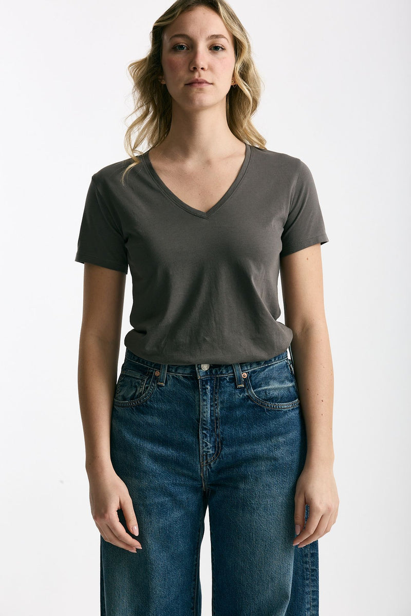 T-shirt basic ROMY fango donna Anonym apparel - 1