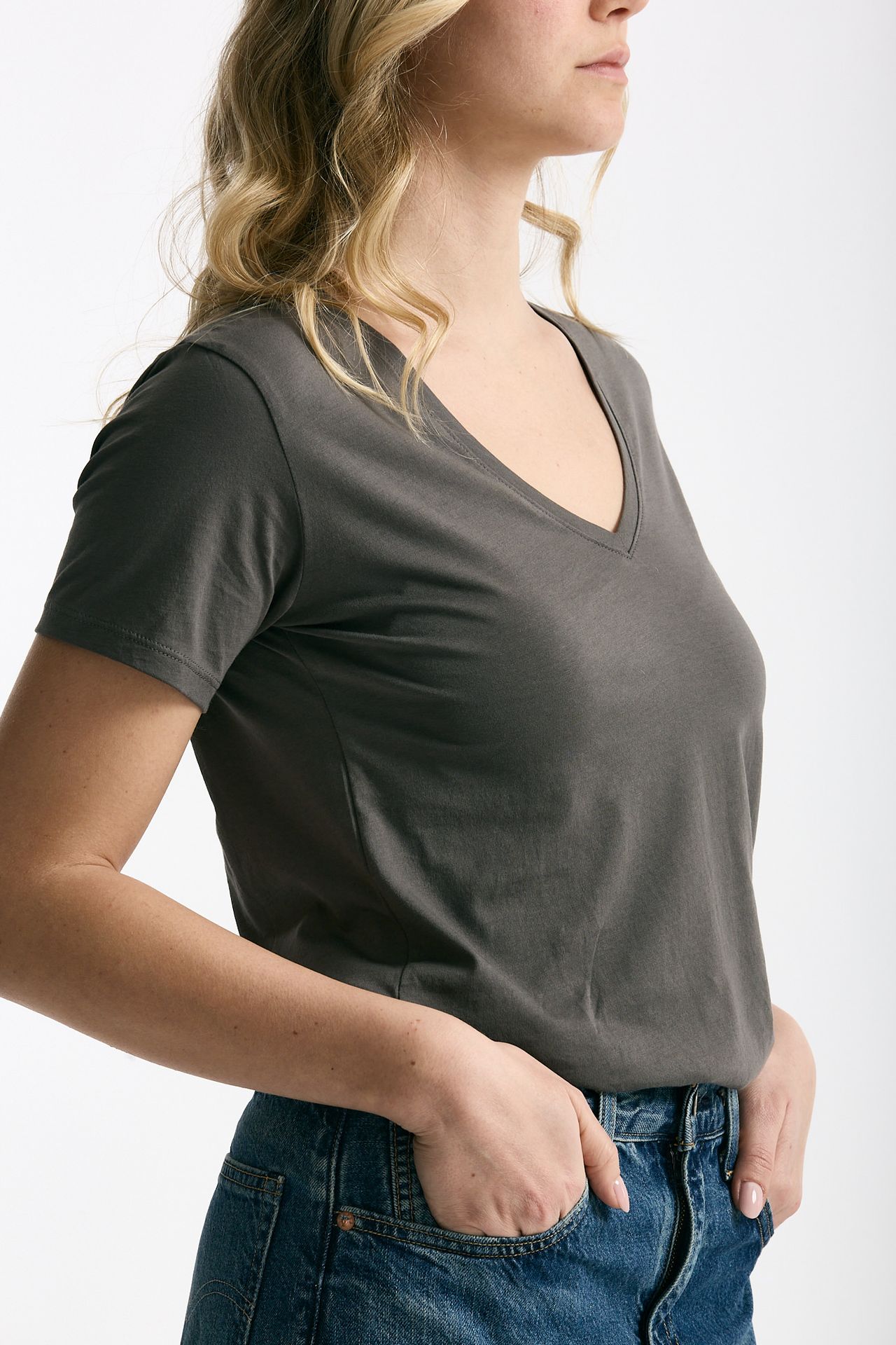 T-shirt basic ROMY fango donna Anonym apparel - 4