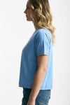 T-shirt scatolina AUDREY azzurro donna Anonym apparel - 2